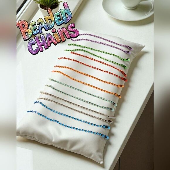 Colorful Assorted 18 Pc. Beaded Chains Set - Picture 1 of 1